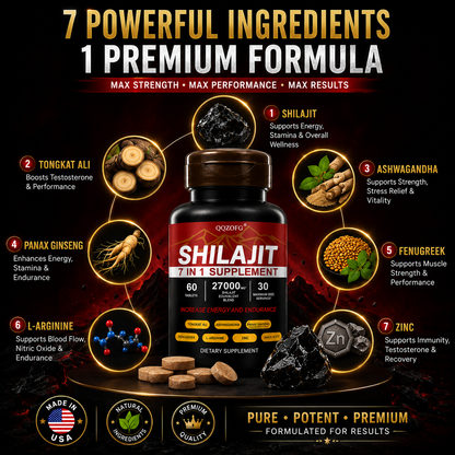 Shilajit 7-in-1 Energy & Vitality Supplement